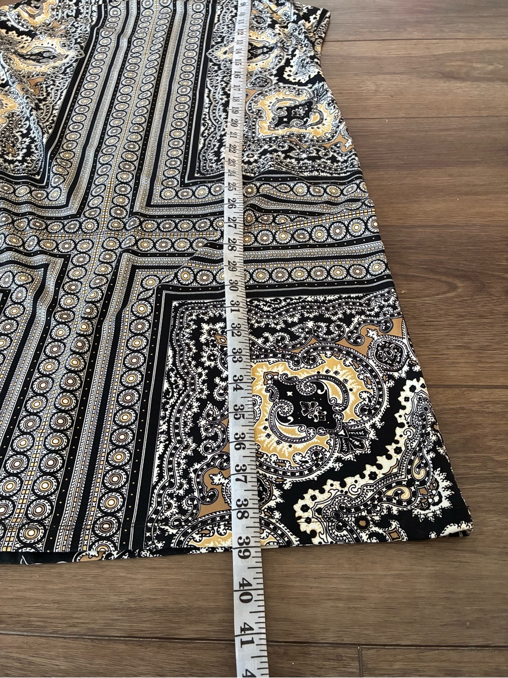 NWT J. McLaughlin Catalina Cloth sleeveless geometric paisley shift dress. XL - Picture 14 of 16